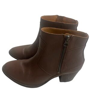 Hunter Women's Refined Zip‎ Boot Leather Bitter Chocolate US 8.5